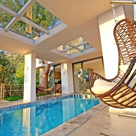 Villa With A Private Heated Pool, Jacuzzi, Overlooking Spectacular Views Of The Sea Kaş Exterior foto