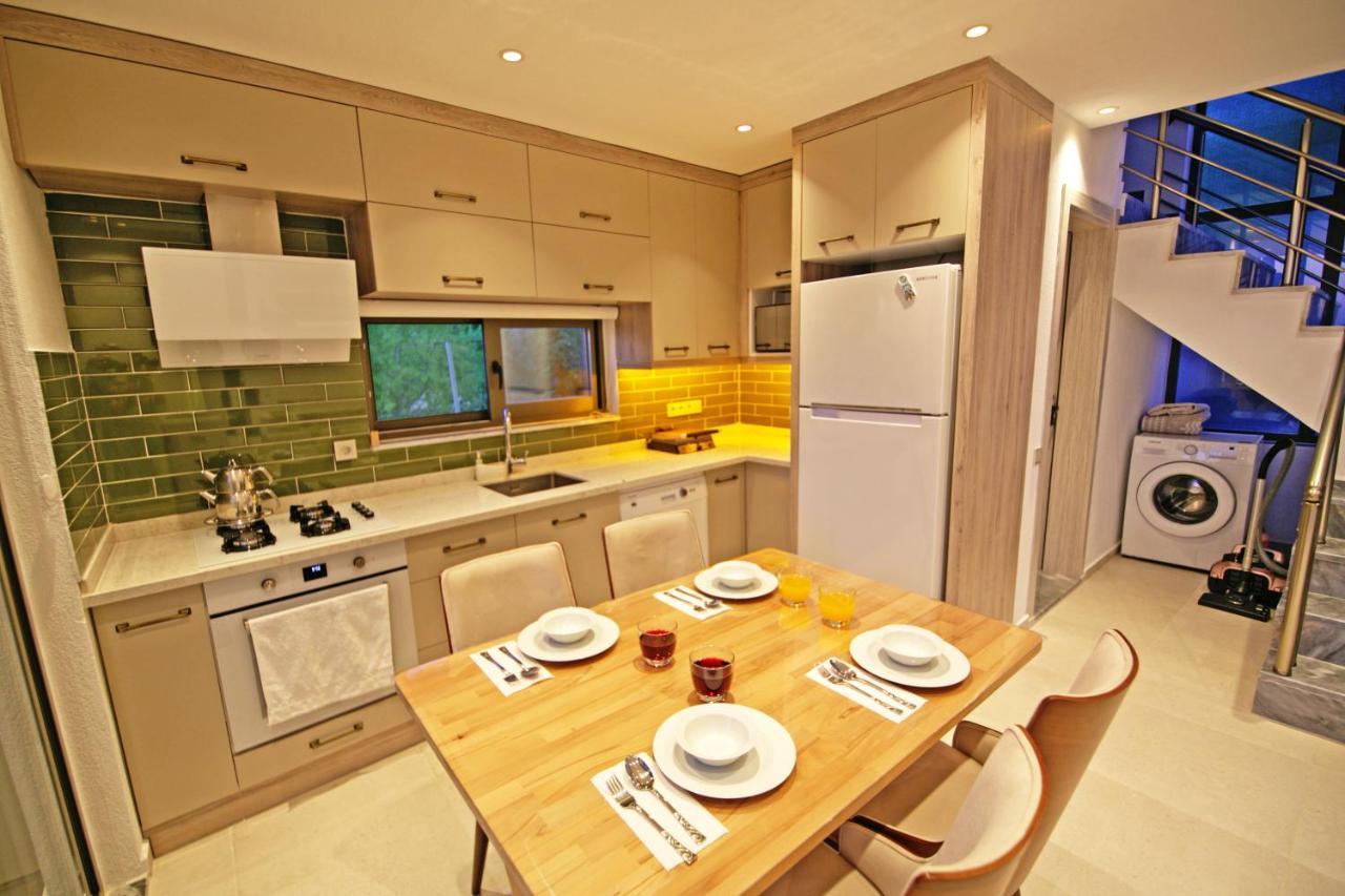Villa With A Private Heated Pool, Jacuzzi, Overlooking Spectacular Views Of The Sea Kaş Exterior foto